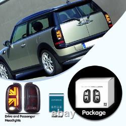 VLAND LED Feu arrière fumé LED Pour 2007-2013 BMW MINI Cooper Clubman R55
