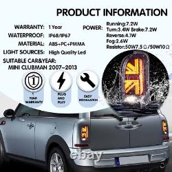 VLAND LED Feu arrière fumé LED Pour 2007-2013 BMW MINI Cooper Clubman R55