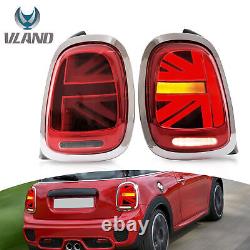 VLAND LED Feux arrière Rouge Pour BMW Mini F55 F56 F57 2014-19 Séquentiel Paire
