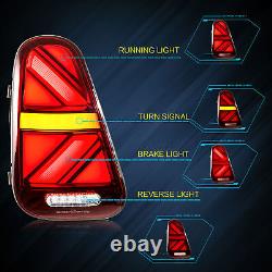 VLAND Rouge LED Feux Arrière Pour 2001-06 BMW Mini R50 R52 R53 Séquentiel Paire