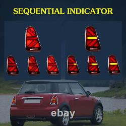 VLAND Rouge LED Feux Arrière Pour 2001-06 BMW Mini R50 R52 R53 Séquentiel Paire