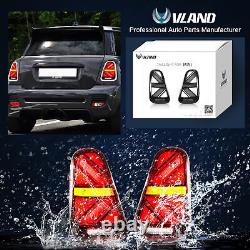 VLAND Rouge LED Feux Arrière Pour 2001-06 BMW Mini R50 R52 R53 Séquentiel Paire