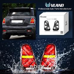 VLAND Rouge LED Feux Arrière Pour 2001-06 BMW Mini R50 R52 R53 Séquentiel Paire